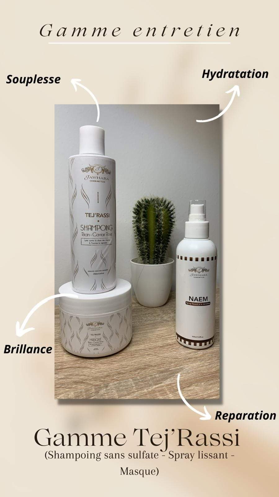 Coffret Cheveux Tej'rassi Musc