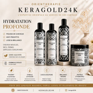 Coffret Cheveux Keragold24K Oud